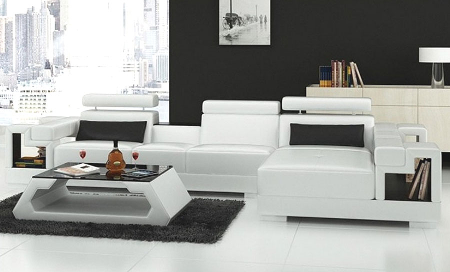 Lumere 3SC- Leather Sofa Lounge Set